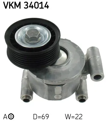 SKF VKM 34014 Gergi Rulmanı Vkm 34014 3M5Q6A228AD 3M5Q6A228AE LF5015980C