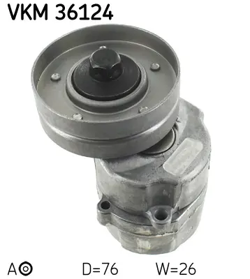 SKF VKM 36124 Alternatör Gergi Rulmanı Volvo S40 1.6 1.8 1.9t 2.0 2.0t 1995-2004 V40 1995-2004 9146249