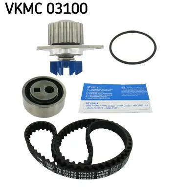 SKF VKMC 03100 Su Pompalı Trıger Setı Ax, Berlıngo I, Bx, C15, Saxo, Zx, Club, 106 I, 82954 97535002 PFS100020EVA