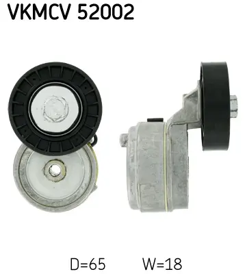 SKF VKMCV 52002 Alternator Gergı Rulmanı Klımalı Iveco Euroteck Cursor Eurotrakker 7790 99> 99449176