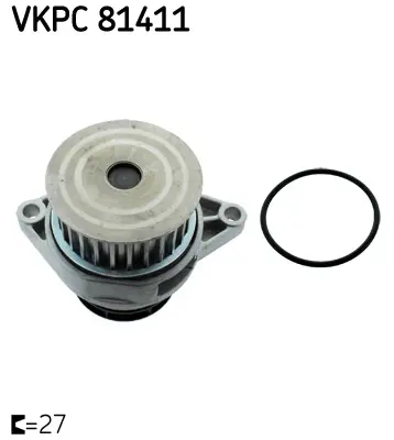 SKF VKPC 81411 Devırdaım Pompası  Vag               36121005M 36121005MX