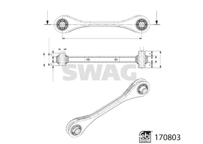 SWAG 33 10 0557 Salıncak Burçlar Ile Audı 5Q0501529F