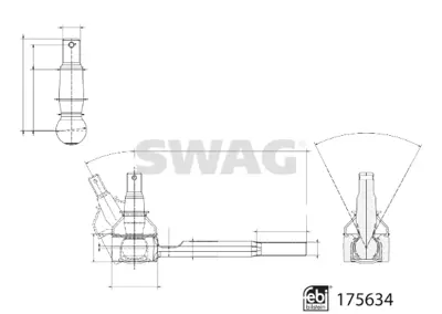 SWAG 33 10 2992 Rot Başı Tesla Febı 175634 600707100B