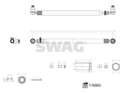 SWAG 33 10 3281 Direksiyon Rotu Febı 176065 QHG100000