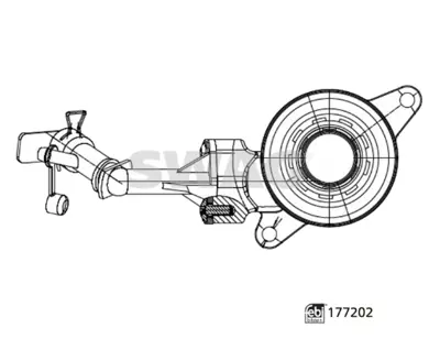SWAG 33 10 3966 Debriyaj Rulmanı Febı 177202 55248403