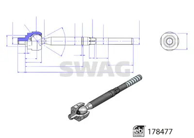 SWAG 33 10 4545 Rot Mili Febı 178477 485216564R