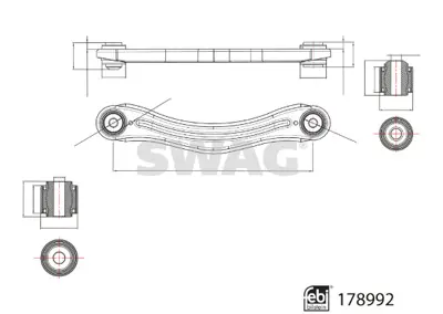 SWAG 33 10 4769 Kamber Desteği Mercedes Febı 178992 A1643501606