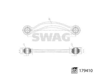 SWAG 33 10 4912 Salıncak Mercedes Febı 179410 A2043503306