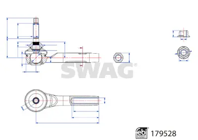 SWAG 33 10 4949 Rot Başı Tesla Febı 179528 104484100E