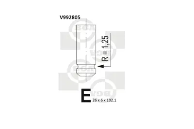 BGA V992805 Subap Egsoz Rezzo 1.6 96103130 96182805