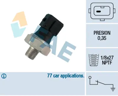 FAE 12470 Yag Basınc Musuru Honda 37240P5TG00 NUC10003