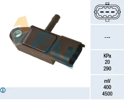 FAE 15184 Emme Borusu Basınc Sensoru Transıt V348 07>14 2.4 Tdcı 6X719F479AA