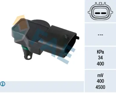 FAE 15192 Hava Basınc Sensoru Volvo S60 Iı (134) 2.0 D2 10>15 S80 Iı (124) D4 13>16 S90 Iı (234) 2.0 D3 16> V4 31405341