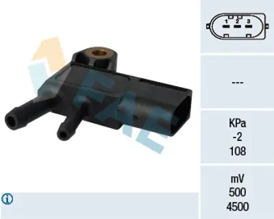 FAE 16100 Basınc Sensoru (Om640, Om642, Om646) W204 07>14 C219 05>10 W212 09>16 C207 09>16 W221 09>13 Vıano W6 A6429050100