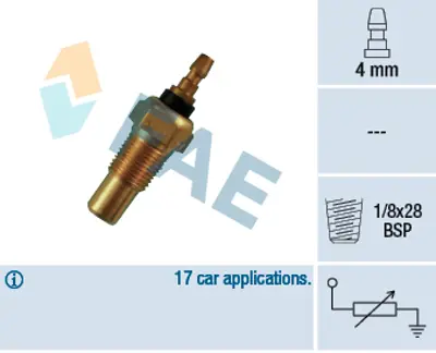 FAE 32310 Sogutucu Akıskan Sıcaklık Sensoru Honda 37750PC1004 G60718510 KK15118510A