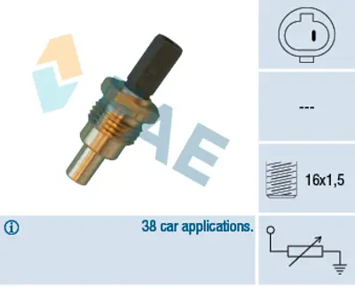 FAE 32640 Hararet Musuru Toyota Carına E Celıca Hılux V Vı Land Cruıser 4runner Rav4 8342020030 J8342020030