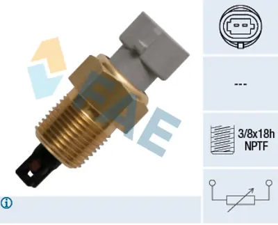 FAE 33231 Sogutucu Akıskan Sıcaklık Sensoru 25036751