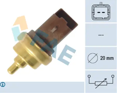 FAE 33708 Termostat Musuru Berlıngo Iı P206 P207 P307 Partner Iı P308 P206+ (T3e) Plus C2 C3 C3 Iı C4 Xsara Iı 1338F3 13627535068