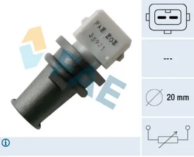 FAE 33921 Sogutucu Akıskan Sıcaklık Sensoru 96806010