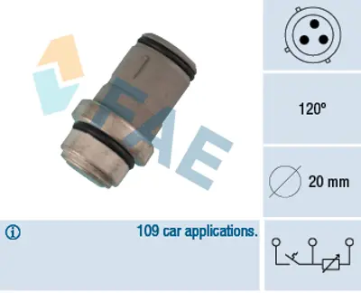 FAE 34220 Sogutucu Akıskan Sıcaklık Sensoru 53919501A