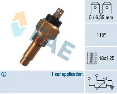 FAE 34260 Sogutucu Akıskan Sıcaklık Sensoru 