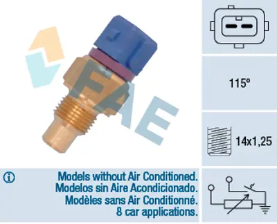 FAE 34435 Sogutucu Akıskan Sıcaklık Sensoru 133848 9618958880