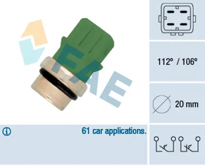 FAE 35590 Hararet Musuru 701919369E 95VW8B607DA