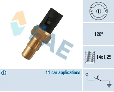 FAE 35750 Fan Isı Musuru Clıo Iı B54 Safran Laguna Kango Twıngo 7700809907