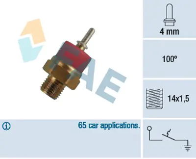 FAE 35770 Hararet Musuru (Radyator Fanı) 190 W201 82>93 C123 80>85 S123 80>85 W123 80>85 65453924