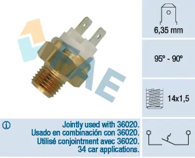 FAE 36010 Hararet Musuru Bmw E21 E30 E12 E28 E24 E23 M20 M21 M30 1341010 61311364272