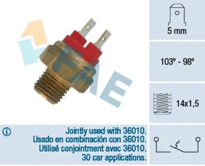 FAE 36020 Hararet Musuru Bmw E30 E28 E23 E32 M21 M20 61311364273