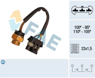 FAE 38060 Radyator Fanı Sıcaklık Salterı 1341020