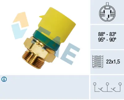 FAE 38210 Radyator Fanı Sıcaklık Salterı 1341033