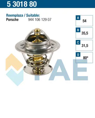 FAE 5301880 Termostat 94410612907