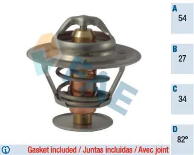 FAE 5305782 Termostat 82c Derece Starex Crdı 2001-> Starex Tcı 2001-> H100 Mınıbüs 1994-2005 / K2500 Tcı 2004 -> 2120996012 844F8575AA GTS280 ME999888 N32615171