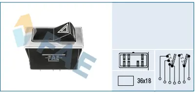 FAE 62060 Elektrık Malzemesı 633806 7701016010 7701348303