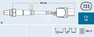 FAE 75064 Oksıjen Sensoru 45424818