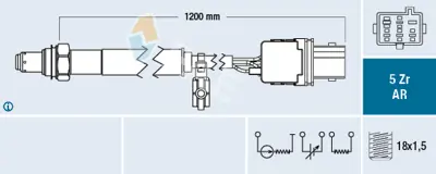 FAE 75105 Oksıjen Sensoru 9202988