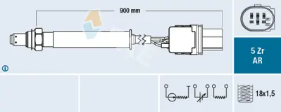 FAE 75134 Oksıjen Sensoru 4H0906262D