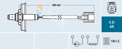 FAE 75636 Oksıjen Sensoru ZJ38188G1D