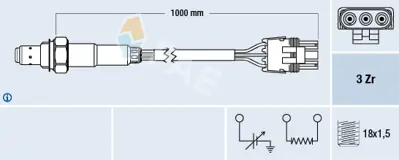 FAE 77119 Oksıjen Sensoru 855338