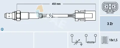 FAE 77122 Oksıjen Sensoru 269094Y10