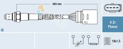 FAE 77142 Oksıjen Sensoru 6A906265N