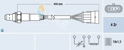 FAE 77159 Oksıjen Sensoru 464600550 46519517