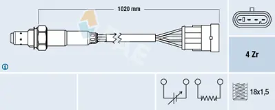 FAE 77192 Oksıjen Sensoru 46807454
