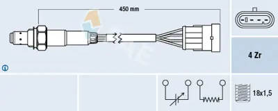 FAE 77218 Oksıjen Sensoru 46786046