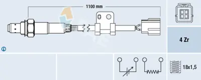 FAE 77295 Oksıjen Sensoru LF1718861C