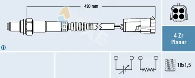 FAE 77429 Oksıjen Sensoru 2112385001020