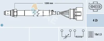 FAE 77460 Oksıjen Sensoru 