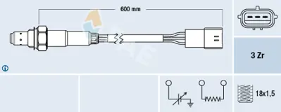 FAE 77467 Oksıjen Sensoru K9A518861